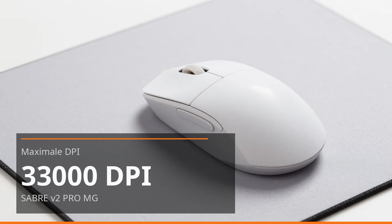 Maximale DPI — 33000 DPI — SABRE v2 PRO MG