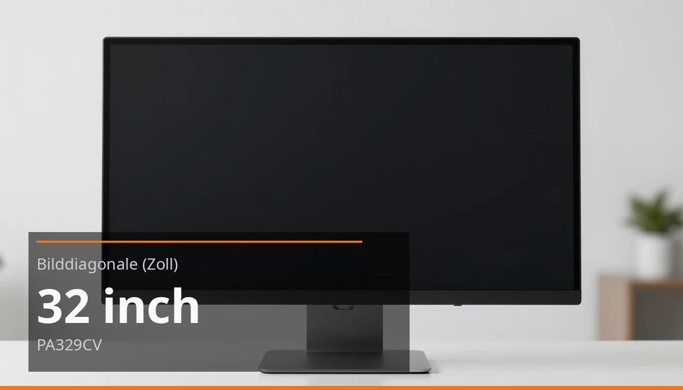 Bilddiagonale (Zoll) — 32 inch — PA329CV